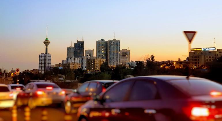 طريق جمران السريع في العاصمة الإيرانية طهران.